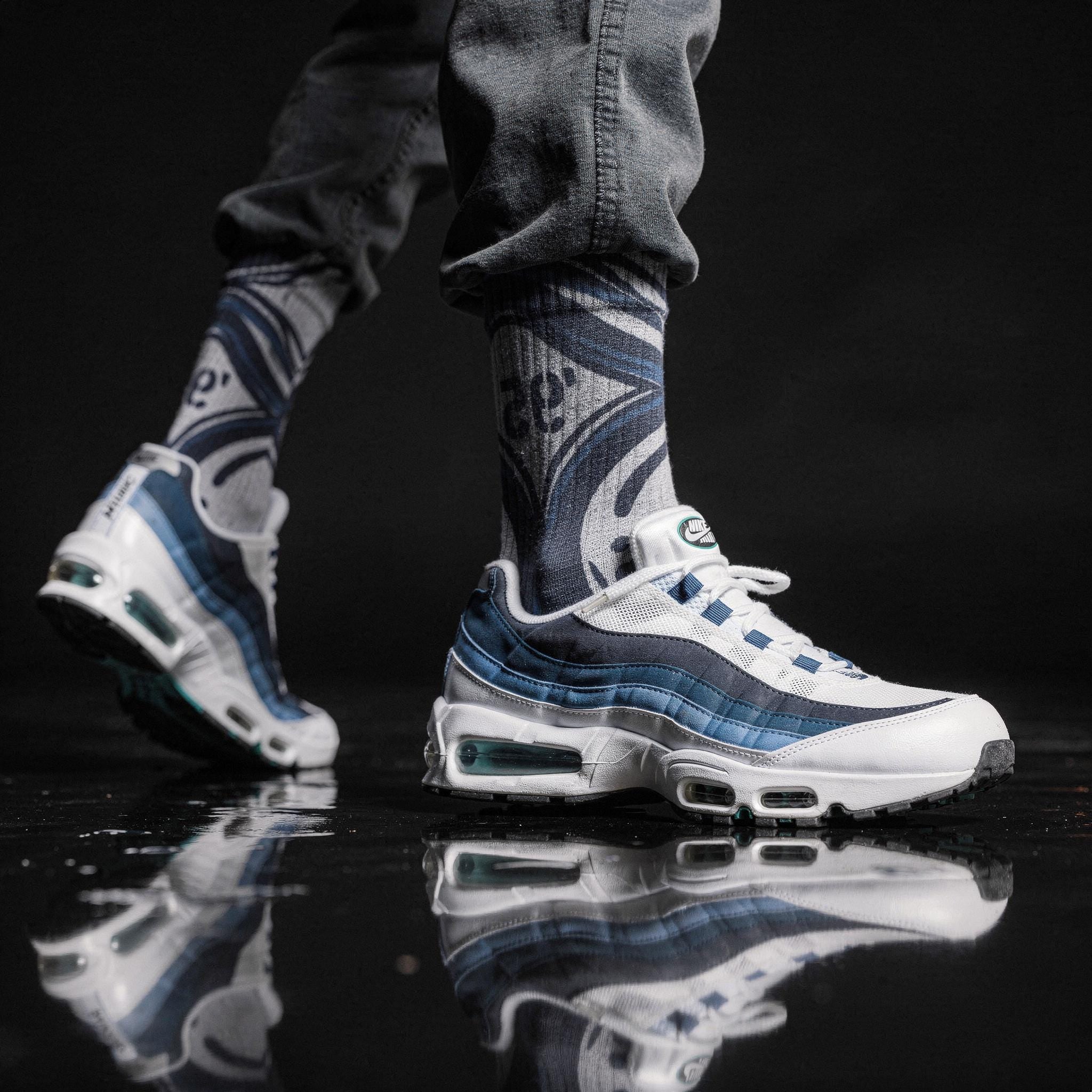 Matching Socks for Air Max 95 Big Bubble - Slate 2026 Inspired Design