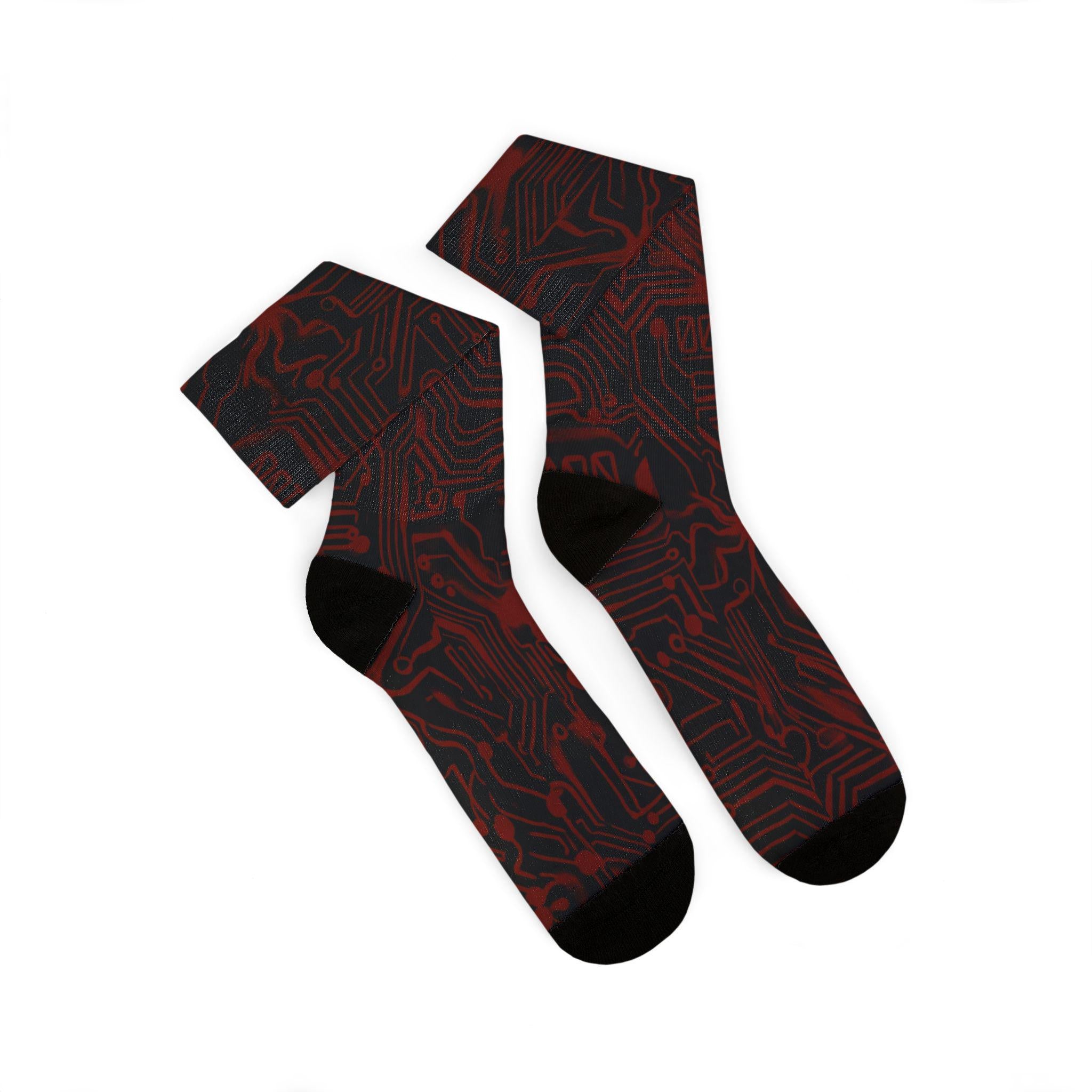 Matching Socks for Mind 001 Black Inspired Design