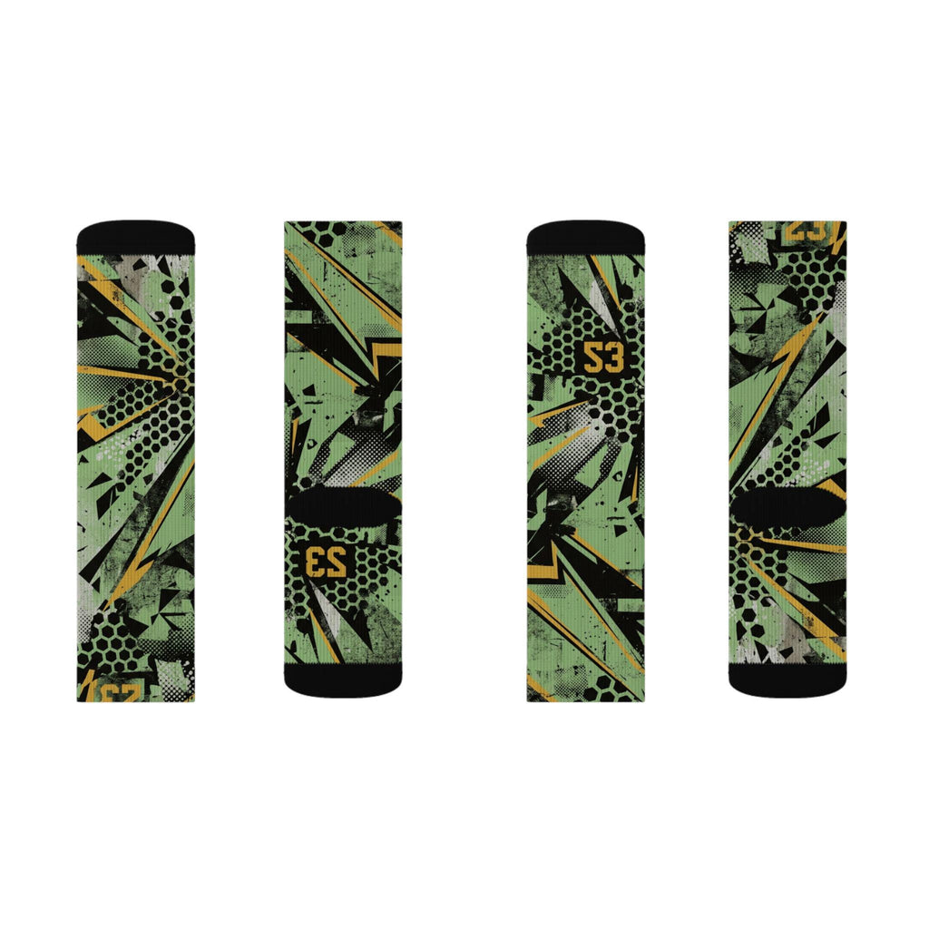 Matching Socks for Jordan 6 Retro Brazil World Cup Inspired Design