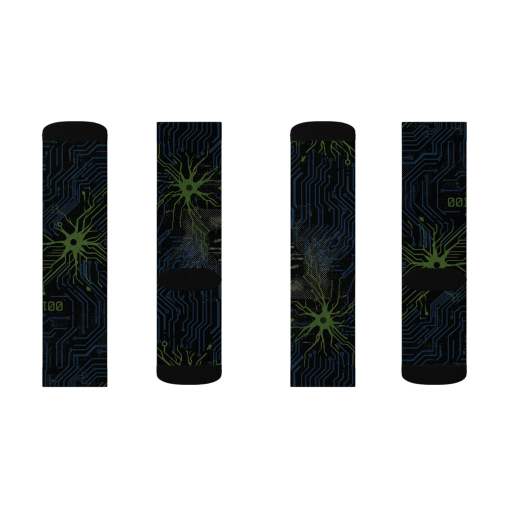 Matching Socks for Mind 001 Flyknit Hyper Royal Inspired Design