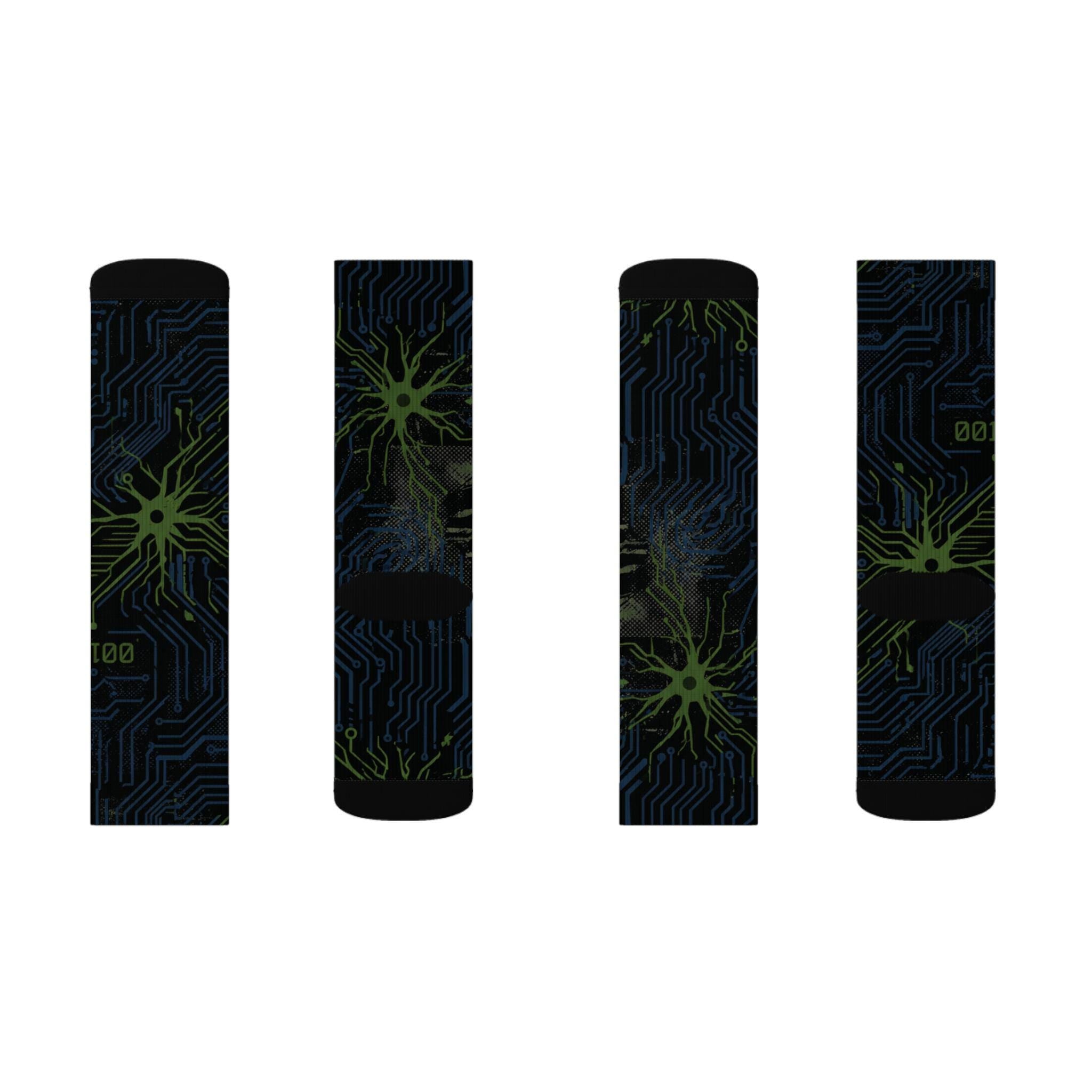 Matching Socks for Mind 001 Flyknit Hyper Royal Inspired Design