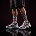 Matching Socks for Air Max 95 OG Comet Red 2026 Inspired Design