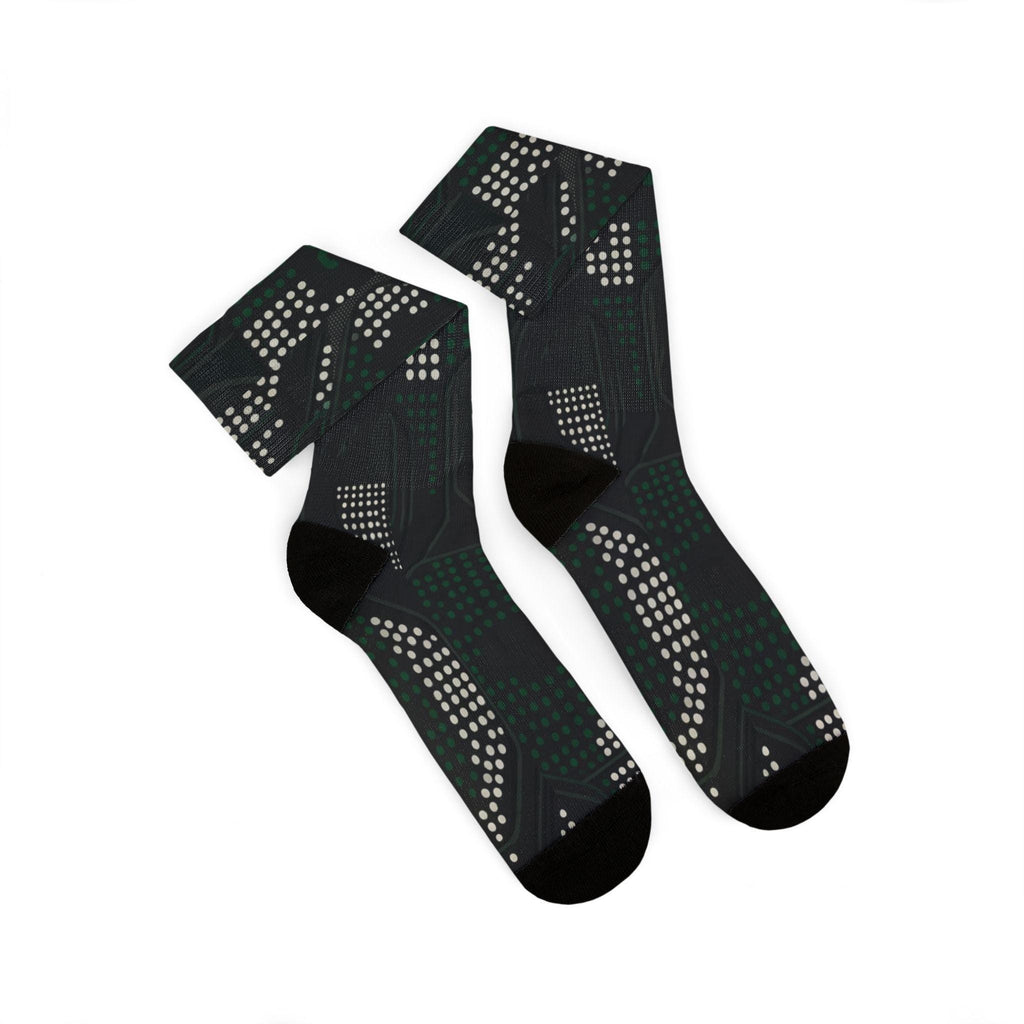 2.0 Matching Socks for Jordan 1 Retro Low OG Phantom Pine Green Inspired Design