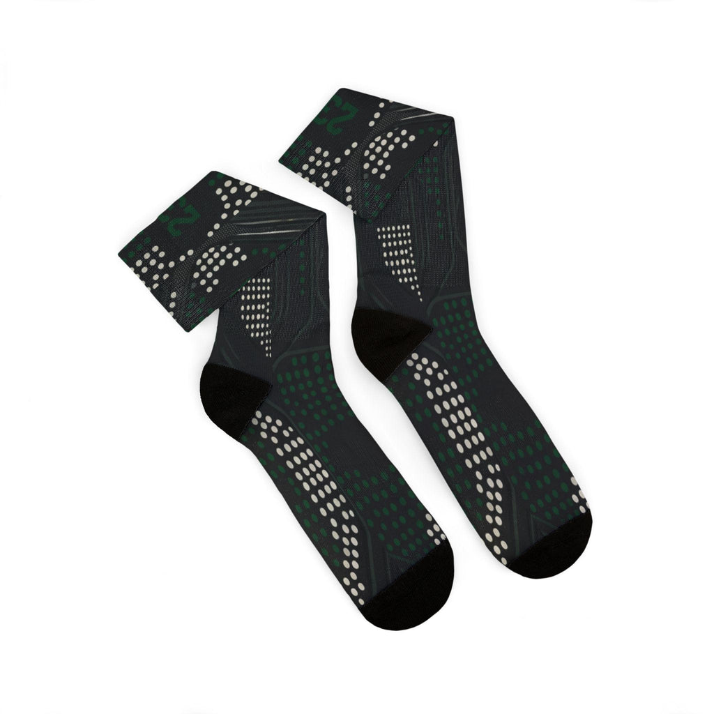 2.0 Matching Socks for Jordan 1 Retro Low OG Phantom Pine Green Inspired Design