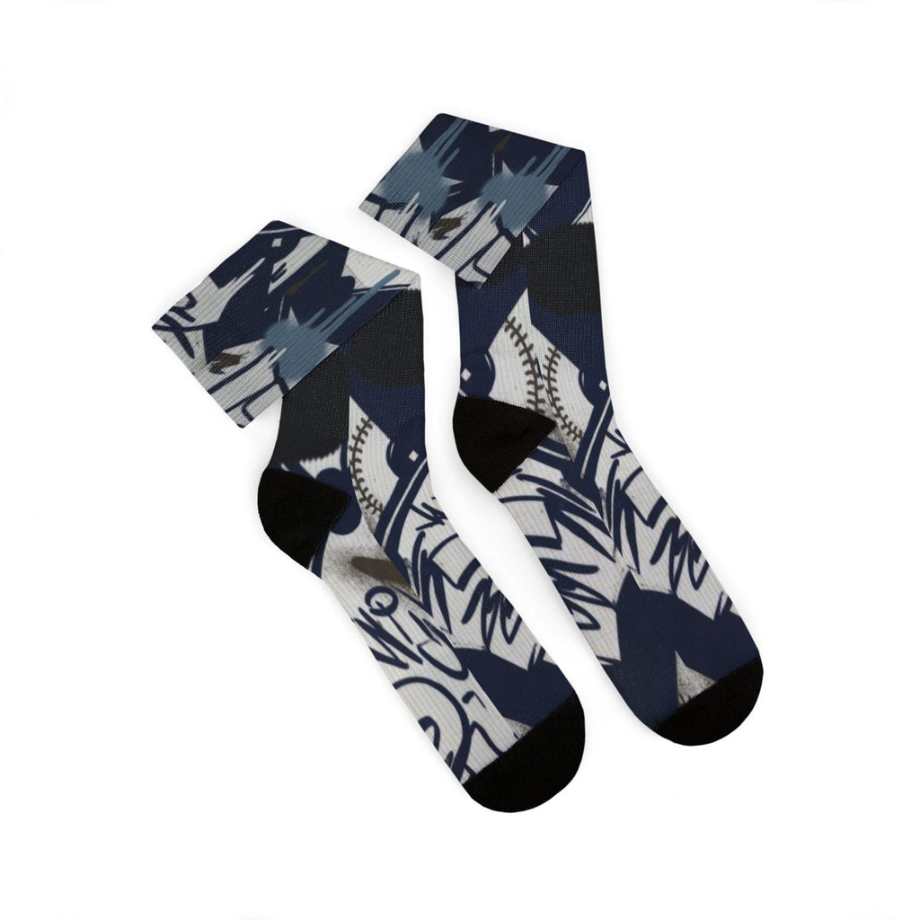 Matching Socks for Air Diamond Turf 2 Black Royal Inspired Design