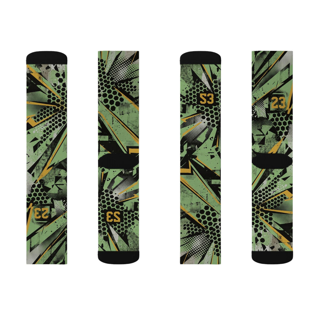 Matching Socks for Jordan 6 Retro Brazil World Cup Inspired Design