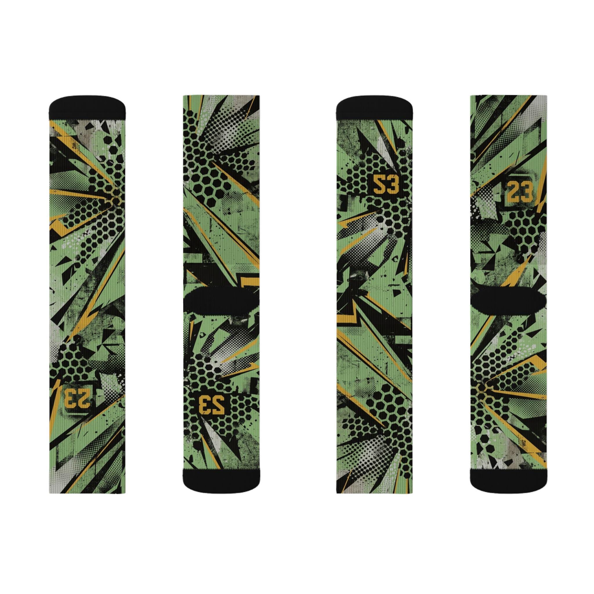 Matching Socks for Jordan 6 Retro Brazil World Cup Inspired Design