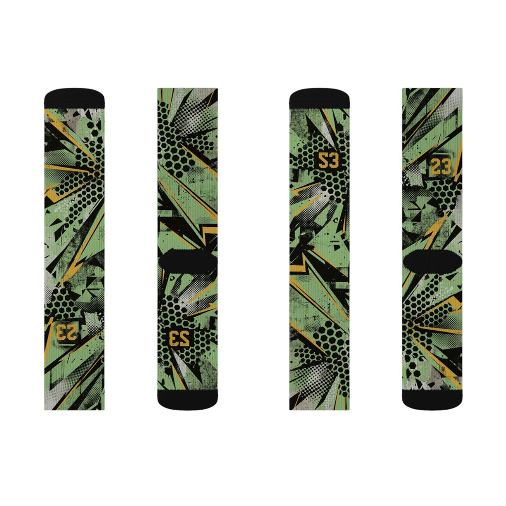 Matching Socks for Jordan 6 Retro Brazil World Cup Inspired Design