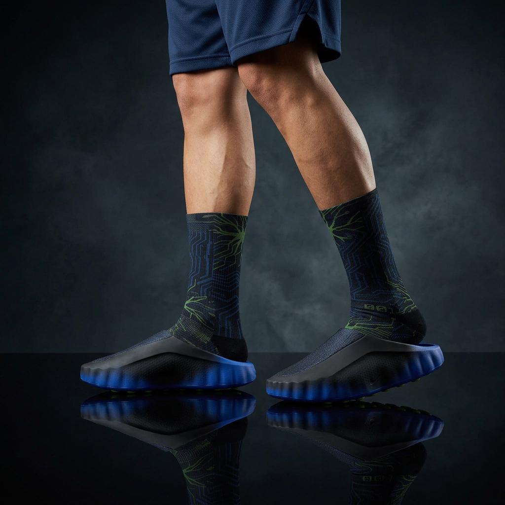 Matching Socks for Mind 001 Flyknit Hyper Royal Inspired Design