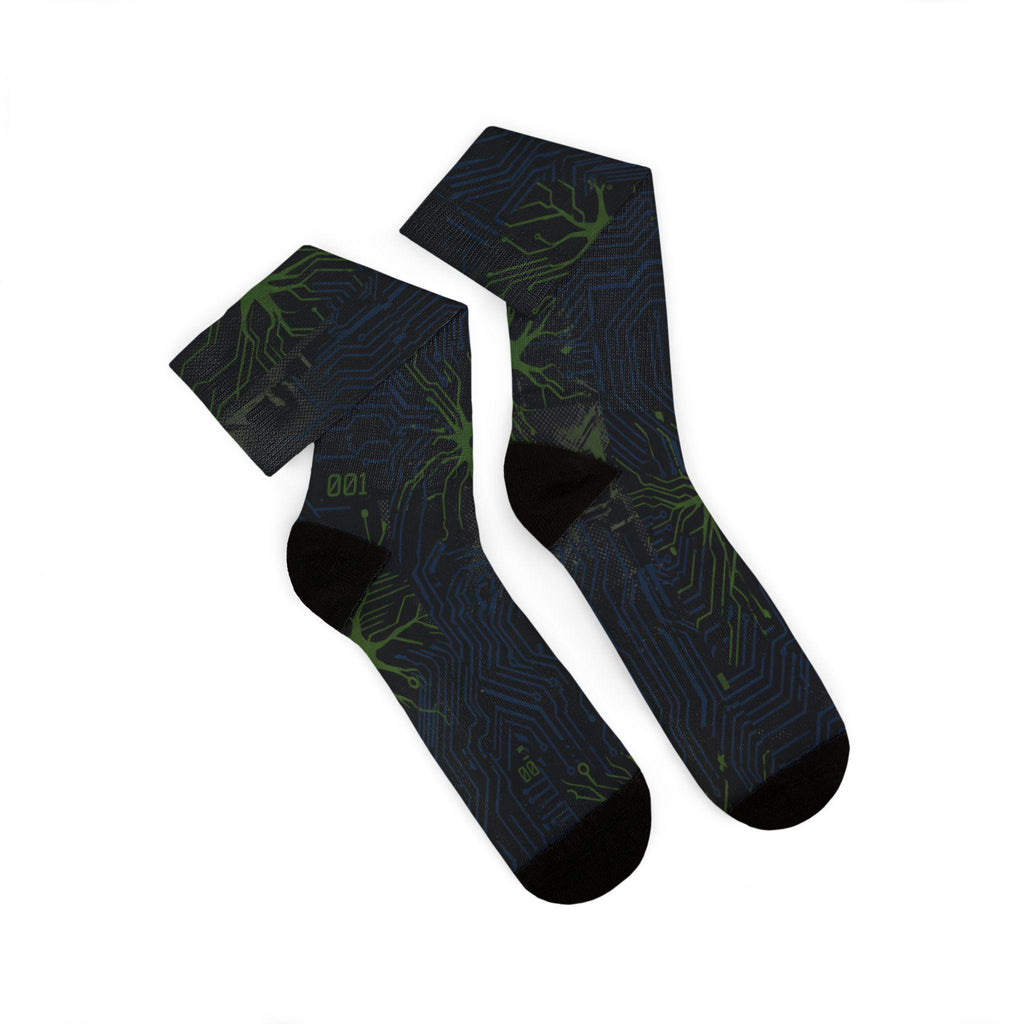 Matching Socks for Mind 001 Flyknit Hyper Royal Inspired Design