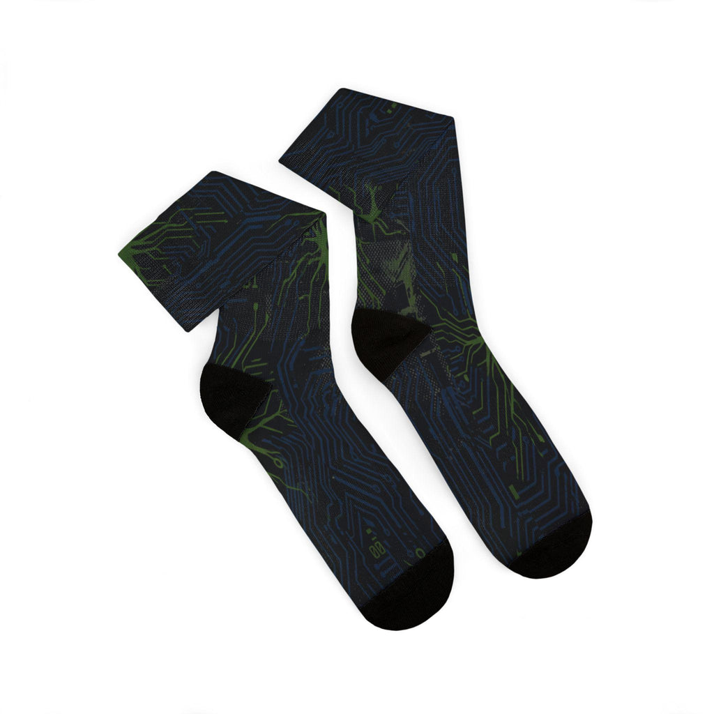 Matching Socks for Mind 001 Flyknit Hyper Royal Inspired Design