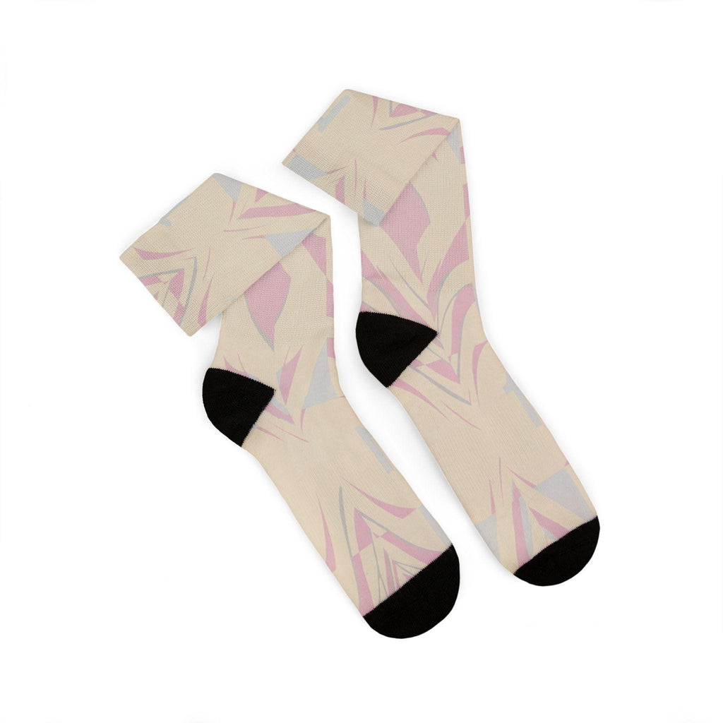 Travis Scott Shy Pink Inspired Crew Socks: Cactus Jack Streetwear Apparel