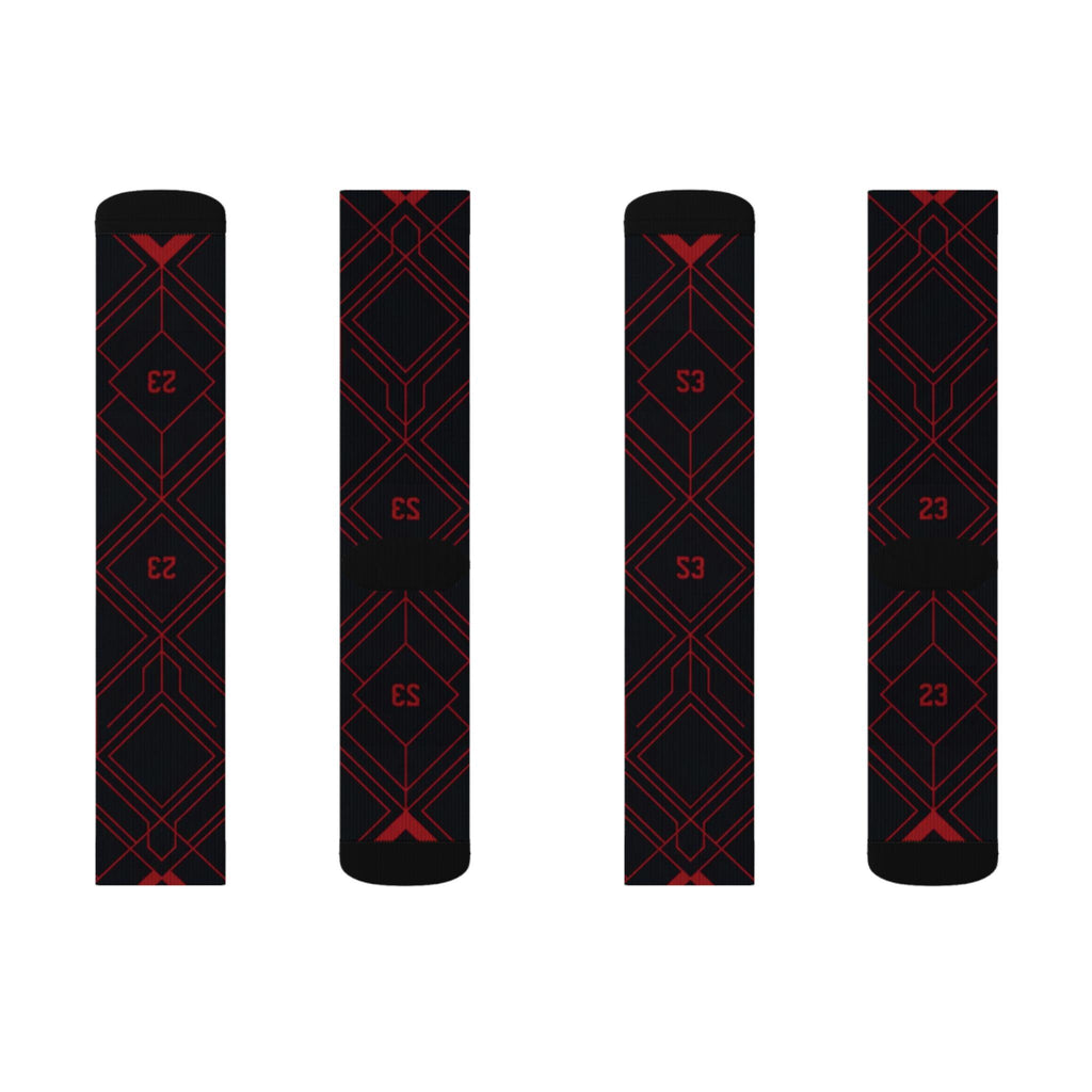 2.0 Matching Socks for Jordan 12 Retro Bloodline Off Noir inspired Design