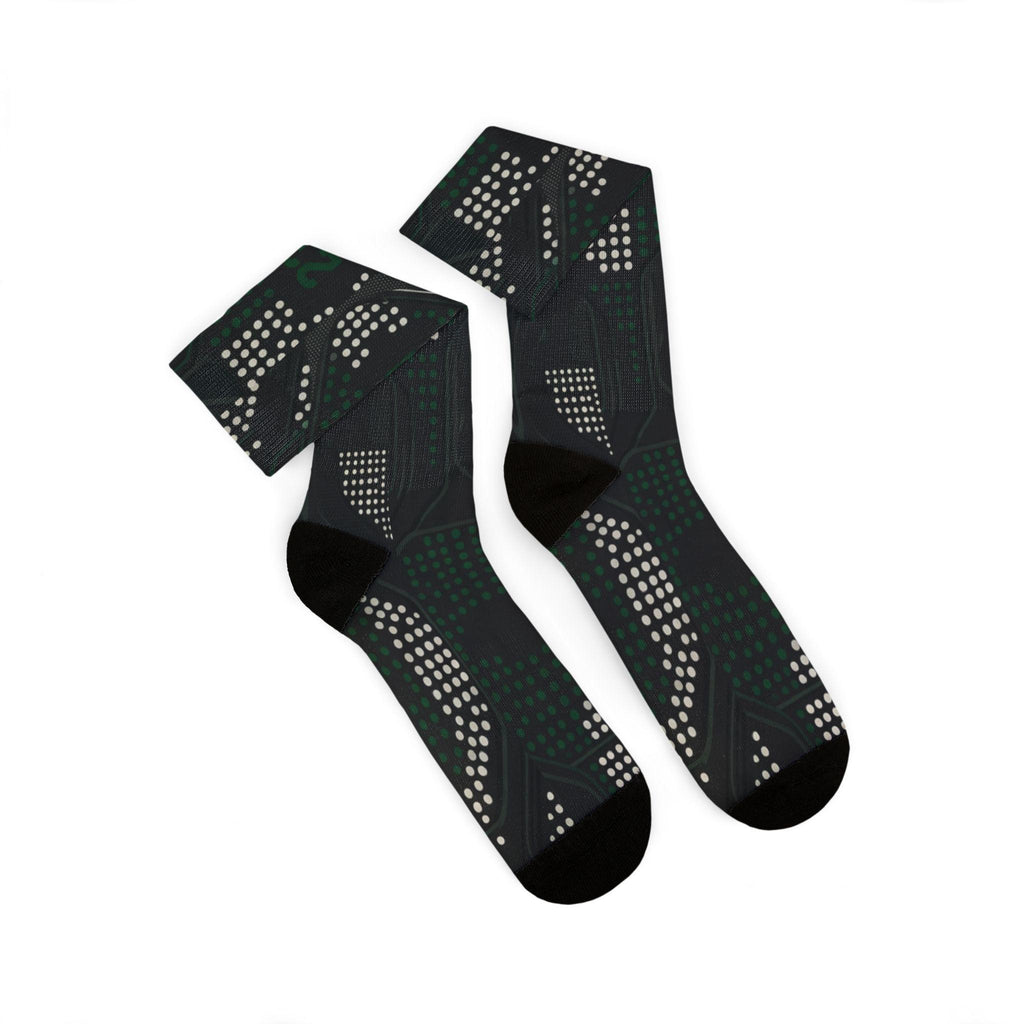 2.0 Matching Socks for Jordan 1 Retro Low OG Phantom Pine Green Inspired Design