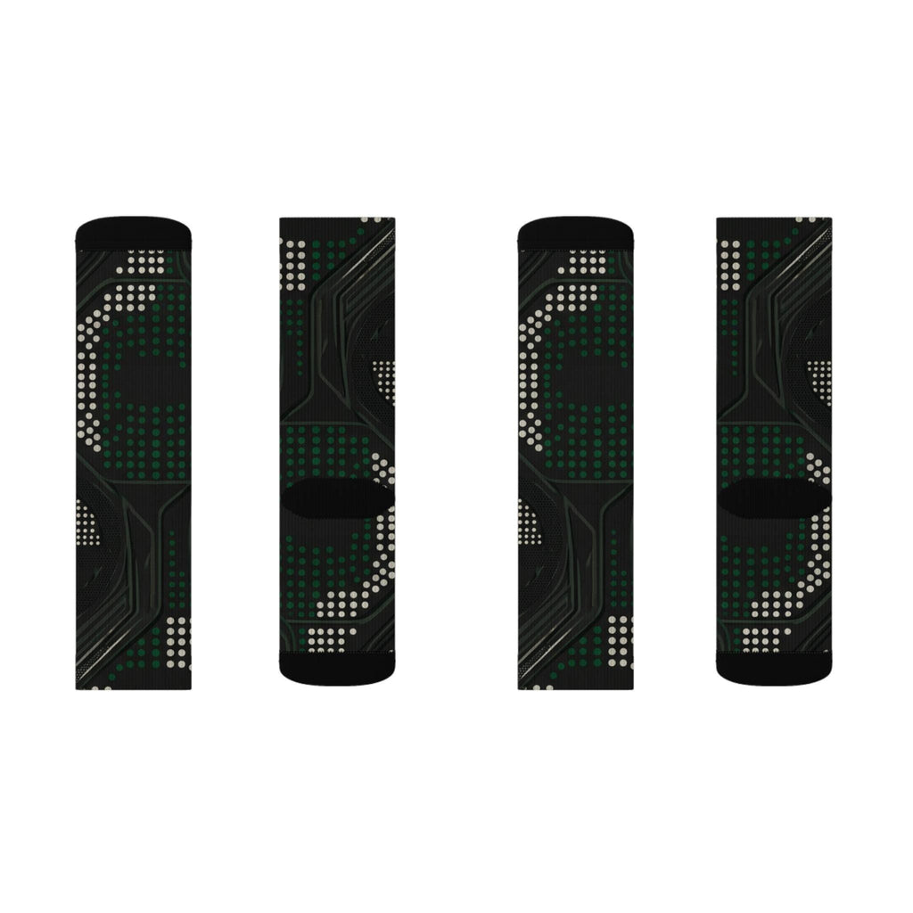 2.0 Matching Socks for Jordan 1 Retro Low OG Phantom Pine Green Inspired Design