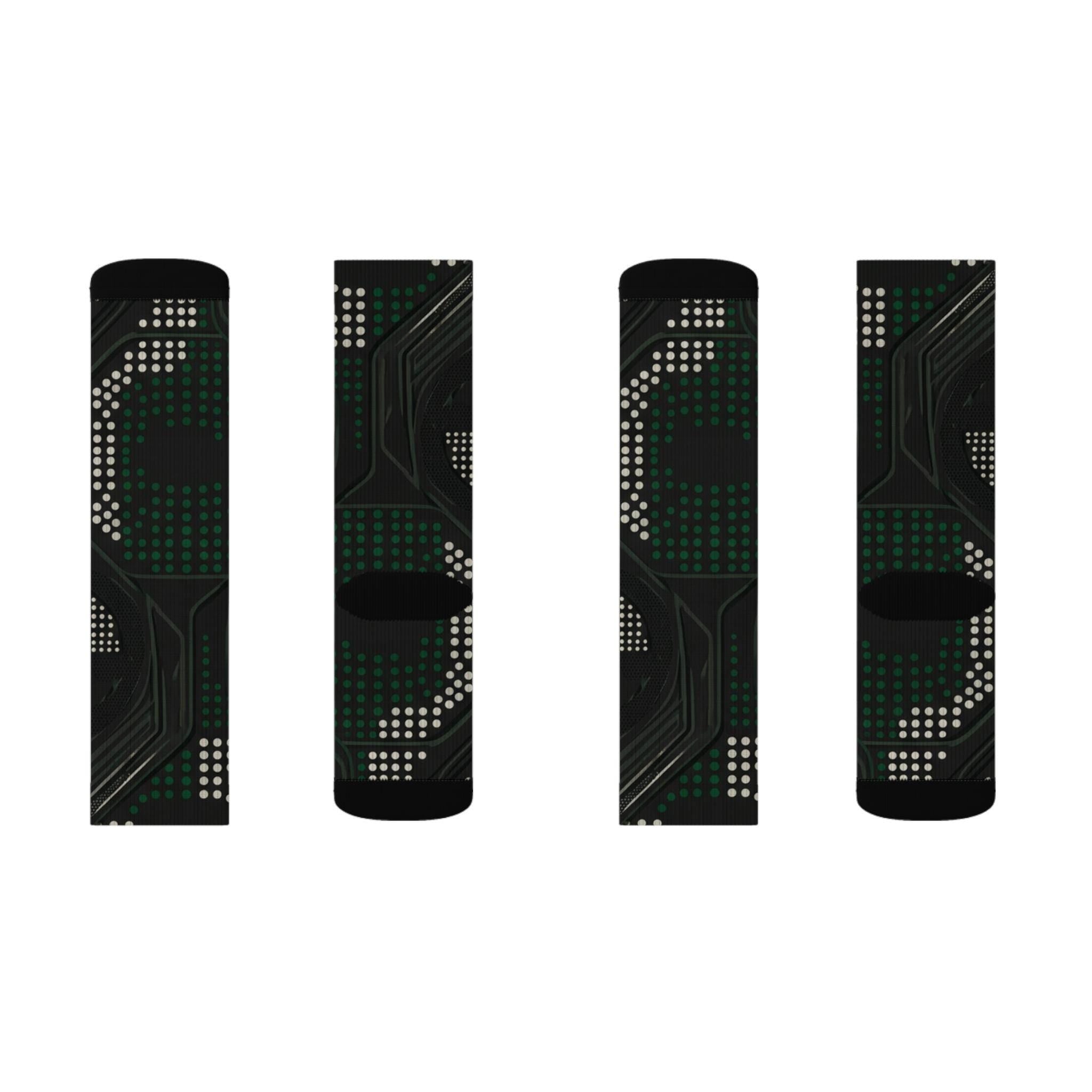 2.0 Matching Socks for Jordan 1 Retro Low OG Phantom Pine Green Inspired Design