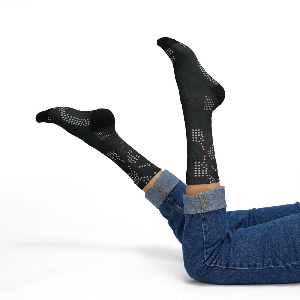 2.0 Matching Socks for Jordan 1 Retro Low OG Phantom Pine Green Inspired Design