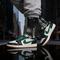 Matching Socks for Jordan 1 Retro Low OG Phantom Pine Green Inspired Design