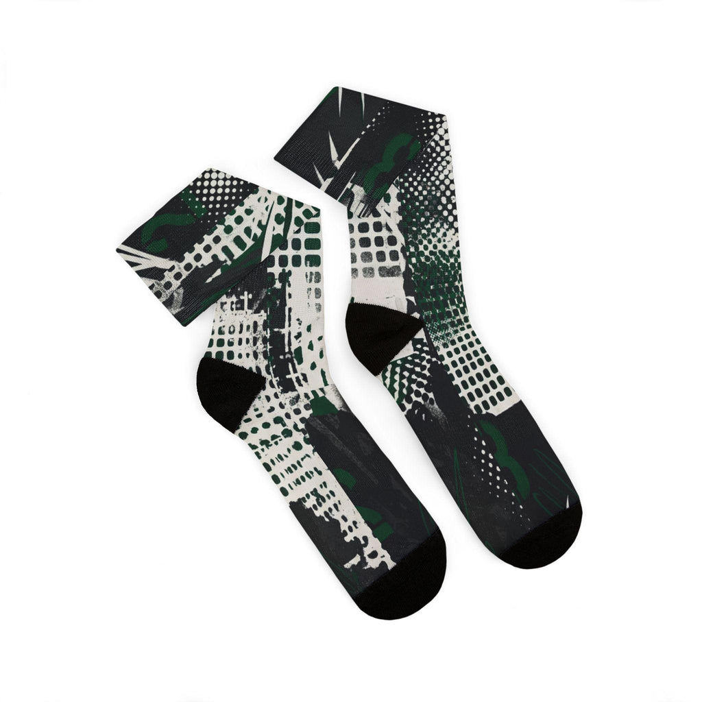 Matching Socks for Jordan 1 Retro Low OG Phantom Pine Green Inspired Design