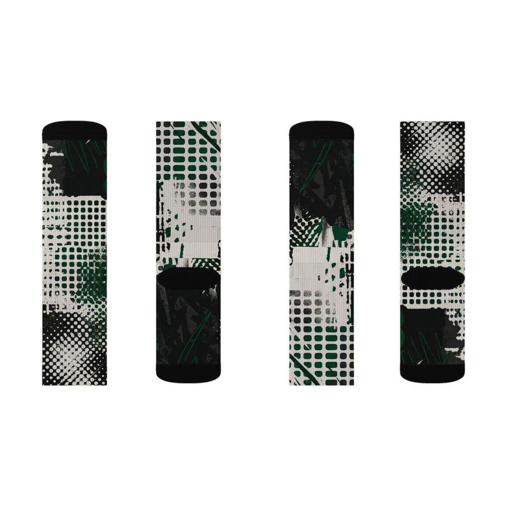 Matching Socks for Jordan 1 Retro Low OG Phantom Pine Green Inspired Design
