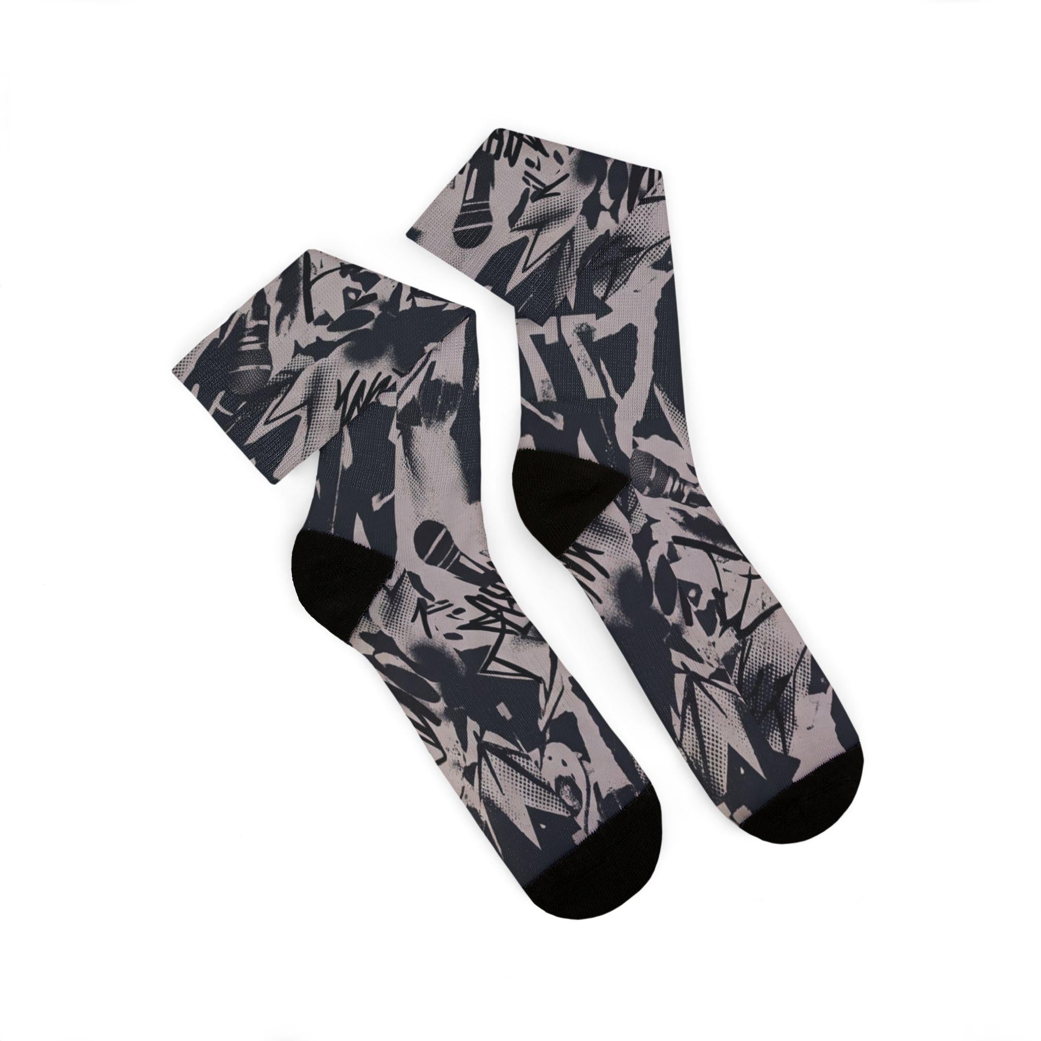 Matching Socks for Dunk Low NYC CBGB Inspired Design