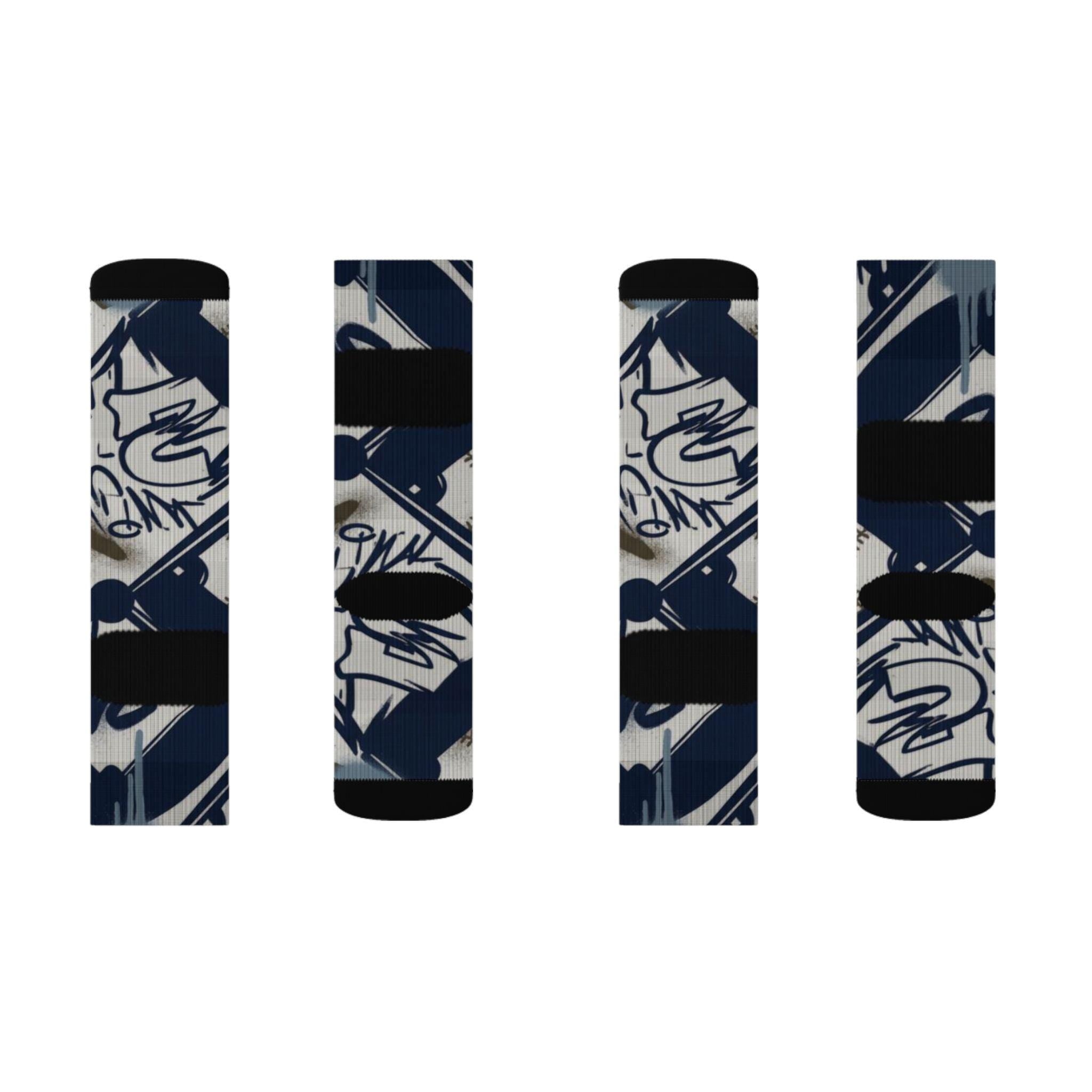 Matching Socks for Air Diamond Turf 2 Black Royal Inspired Design