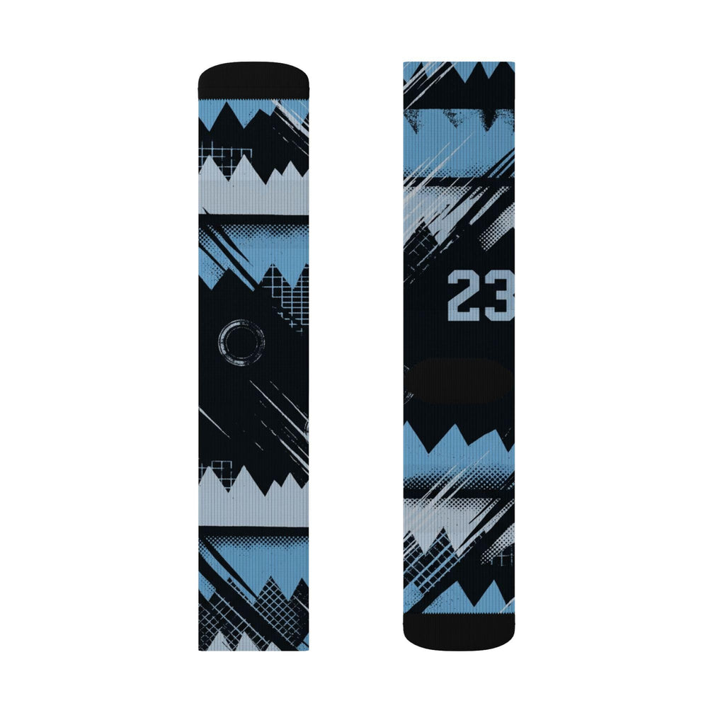 Matching Socks for Jordan 5 Retro Black Carolina UNC 2026 Inspired Design