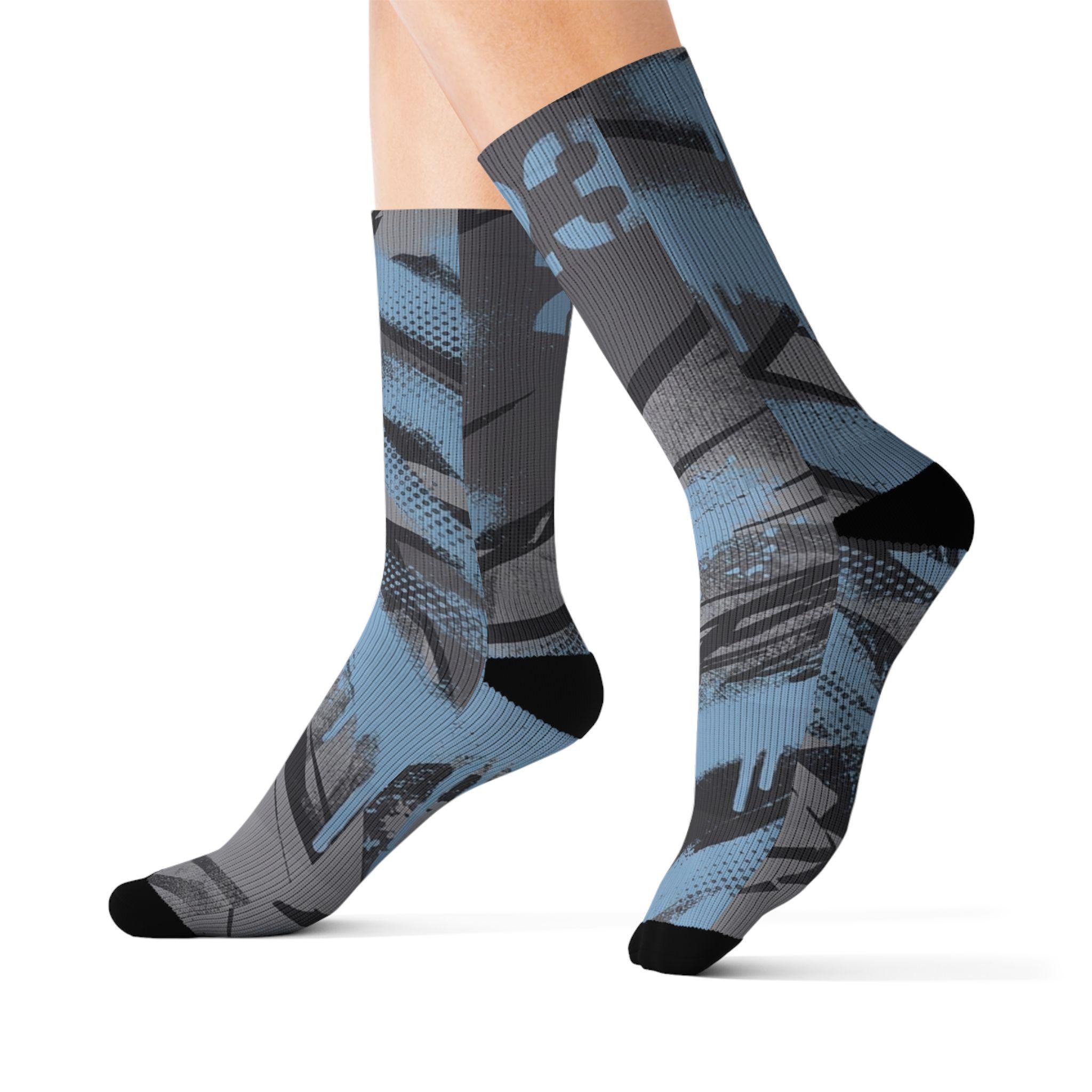 Matching Socks for Jordan 5 Retro Wolf Grey 2026 Inspired Design