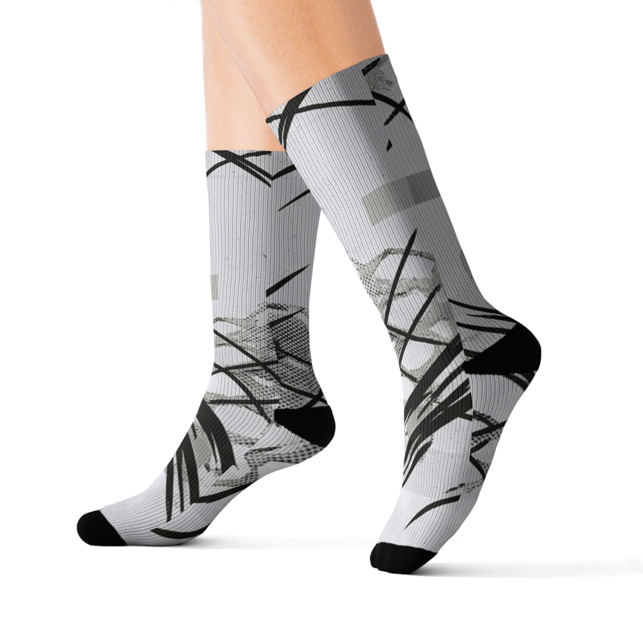 Matching Socks for Ja 3 White Label LX Inspired Design