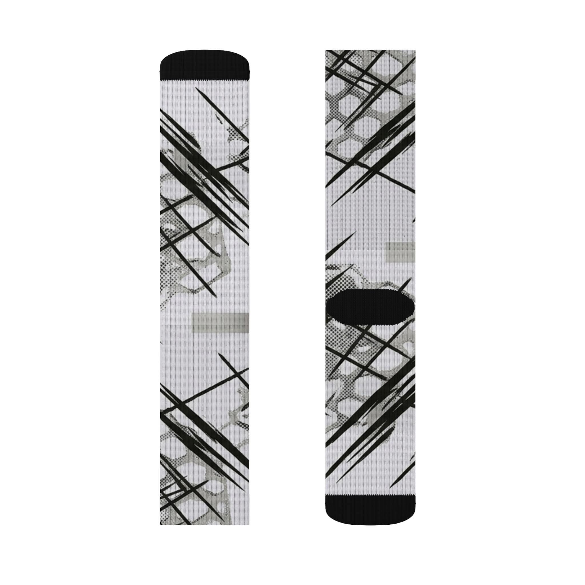 Matching Socks for Ja 3 White Label LX Inspired Design
