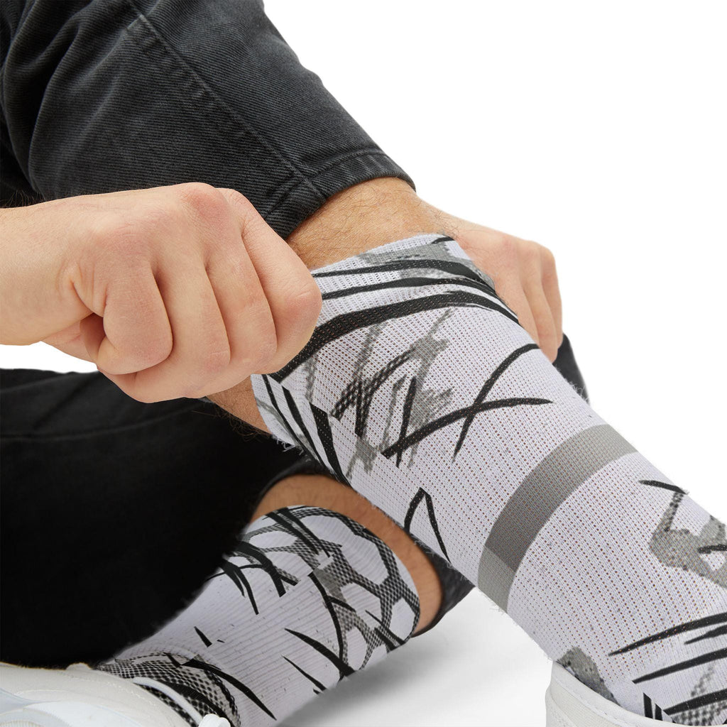 Matching Socks for Ja 3 White Label LX Inspired Design