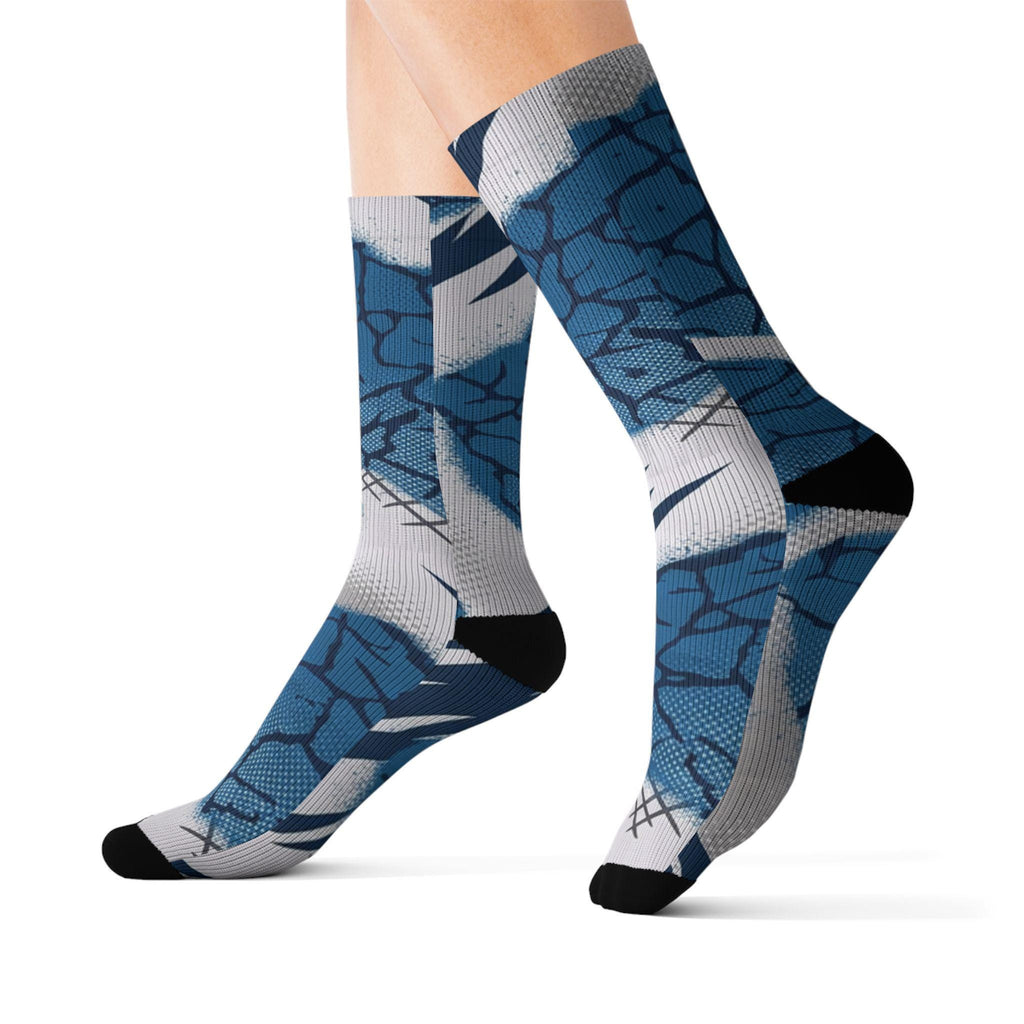 Matching Socks for Jordan 3 True Blue 2026 Inspired Design