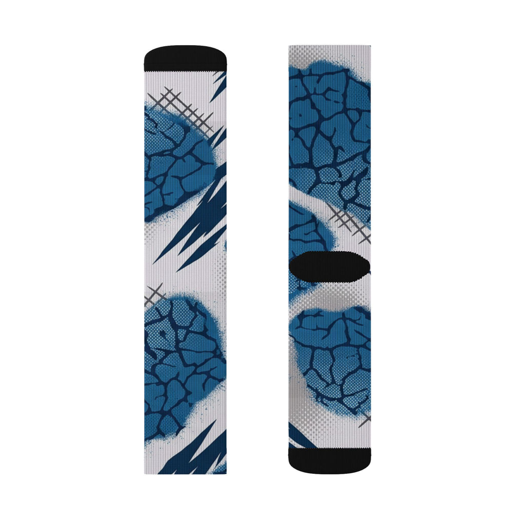 Matching Socks for Jordan 3 True Blue 2026 Inspired Design