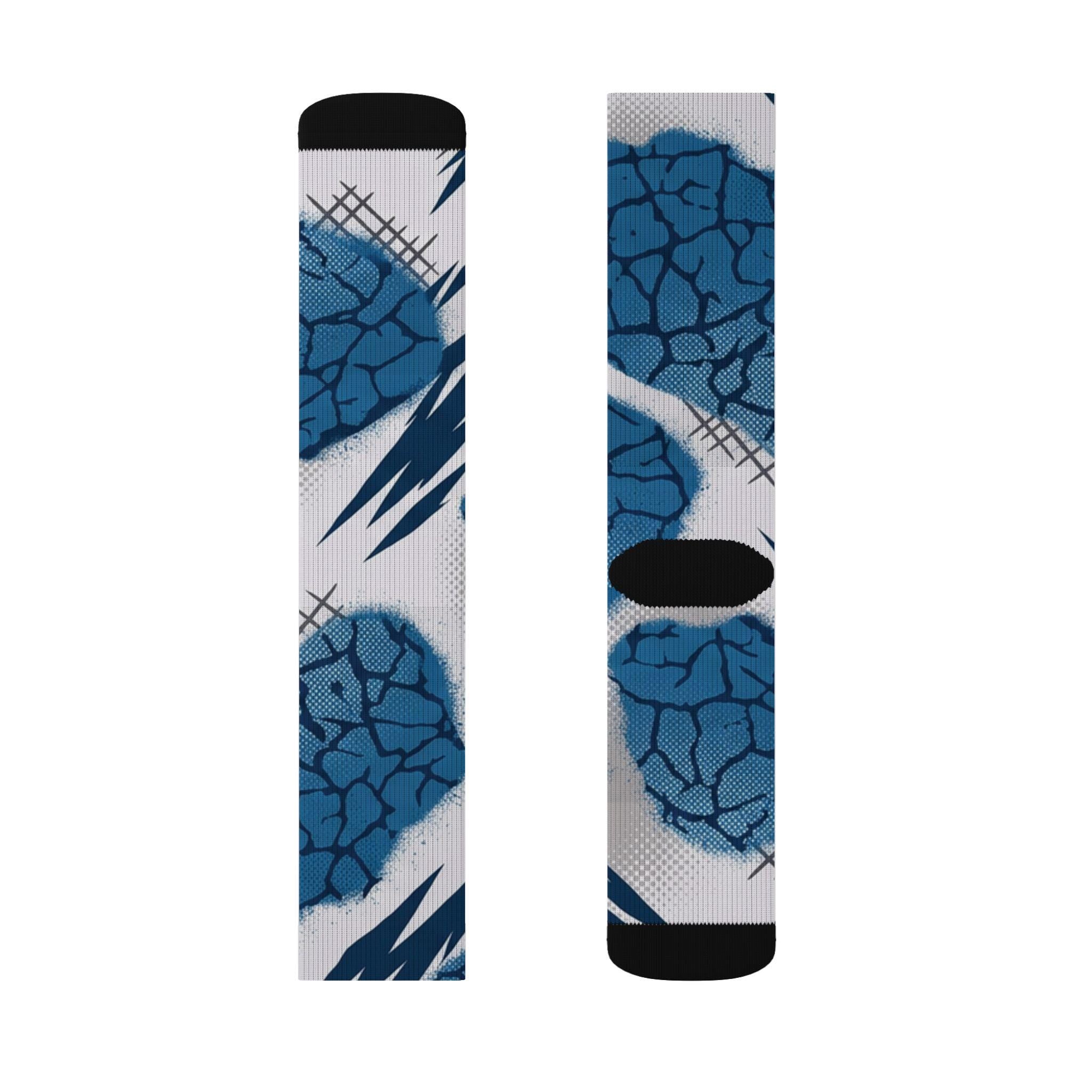 Matching Socks for Jordan 3 True Blue 2026 Inspired Design
