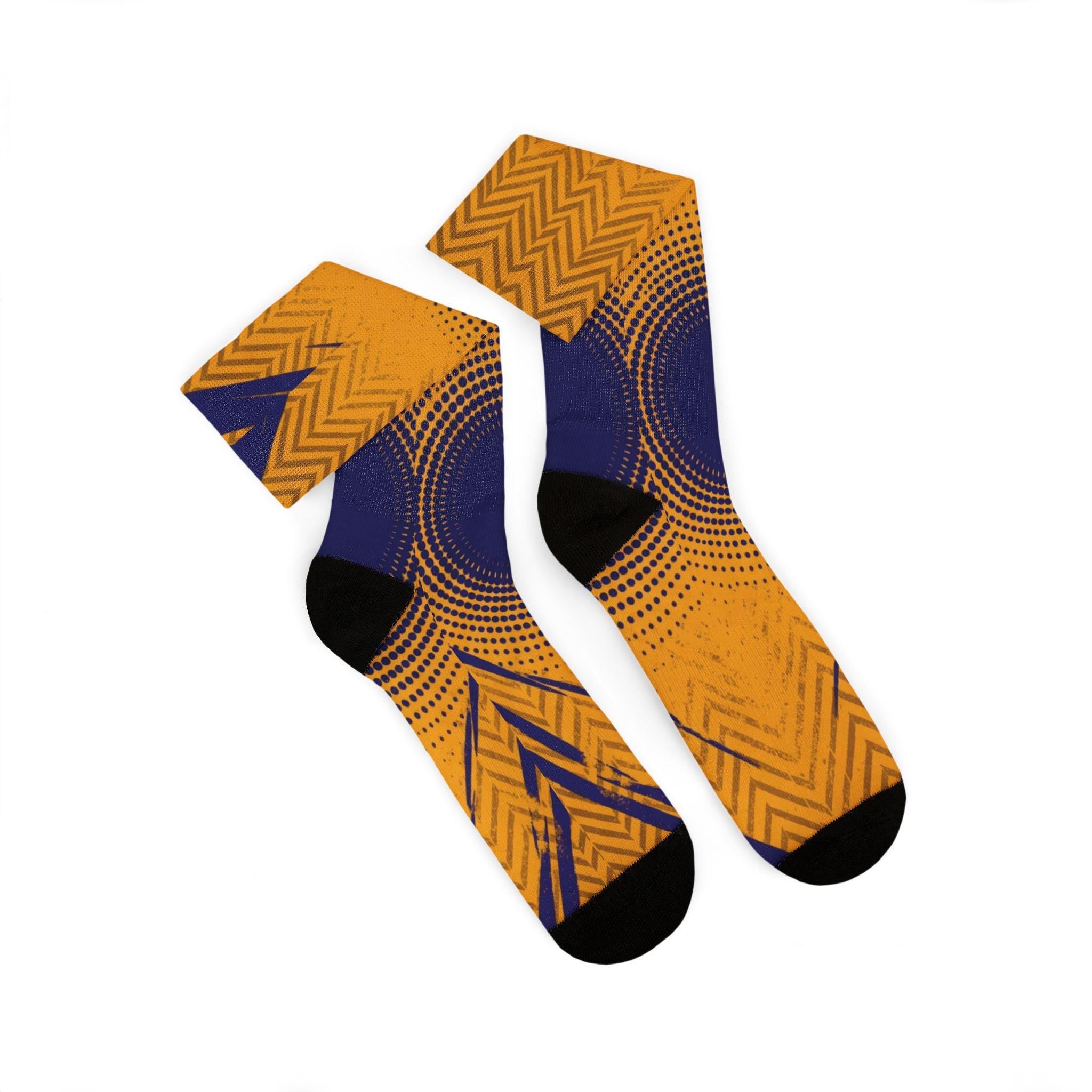 Matching Socks for Zoom Kobe 4 Protro Draft Day Pack - Lakers Inspired Design
