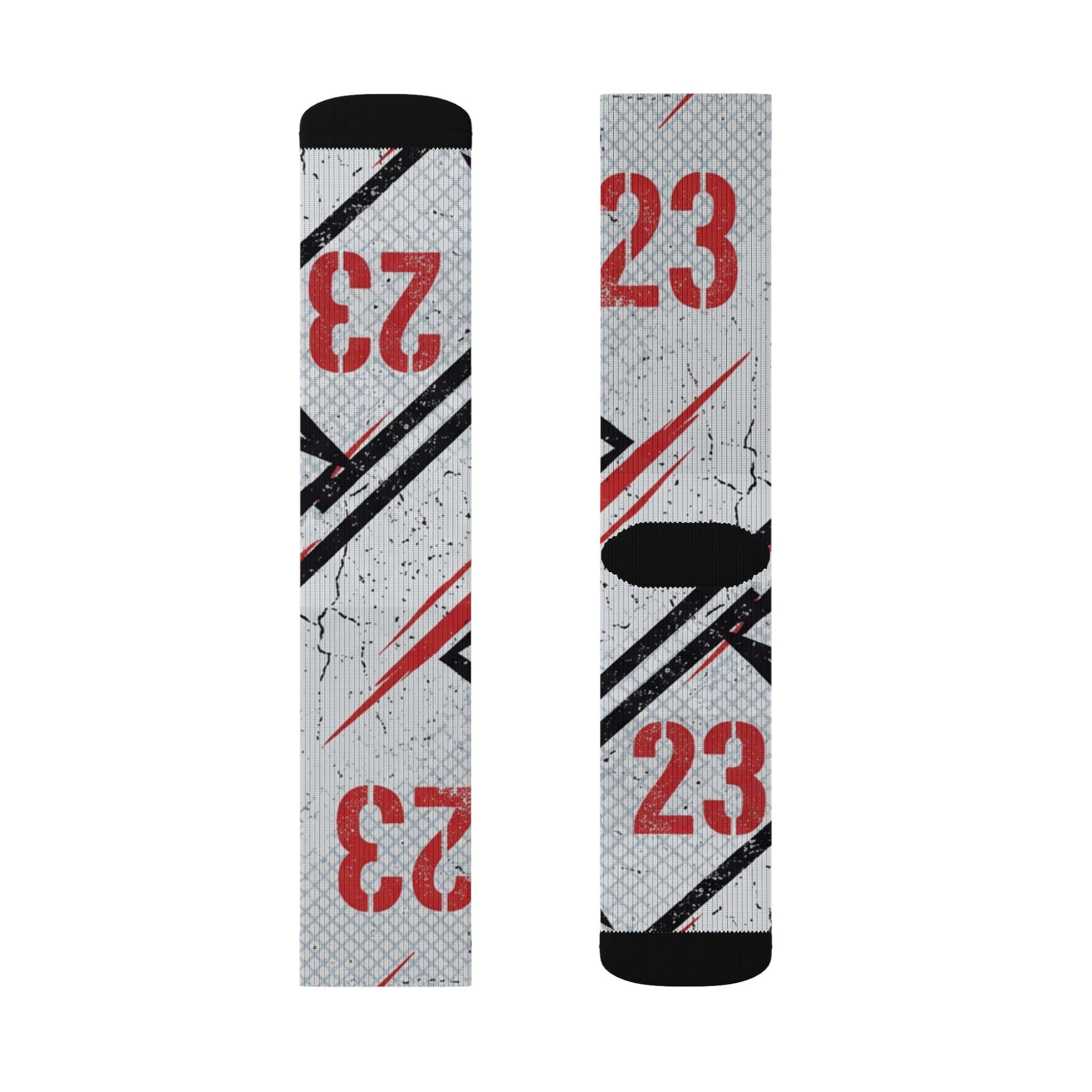 Matching Socks for Jordan 5 Retro Fire Red 2025 Inspired Design