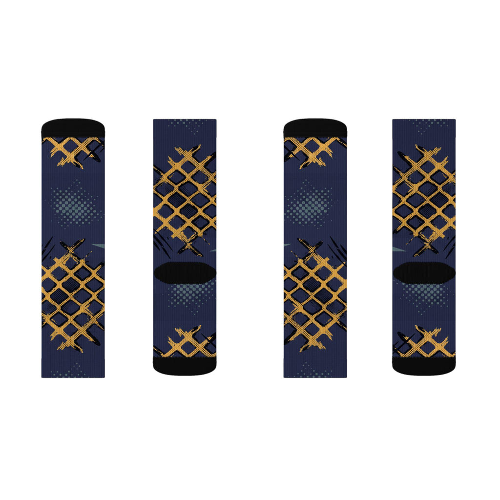 Matching Socks for Jordan 4 Retro Lakers Inspired Design