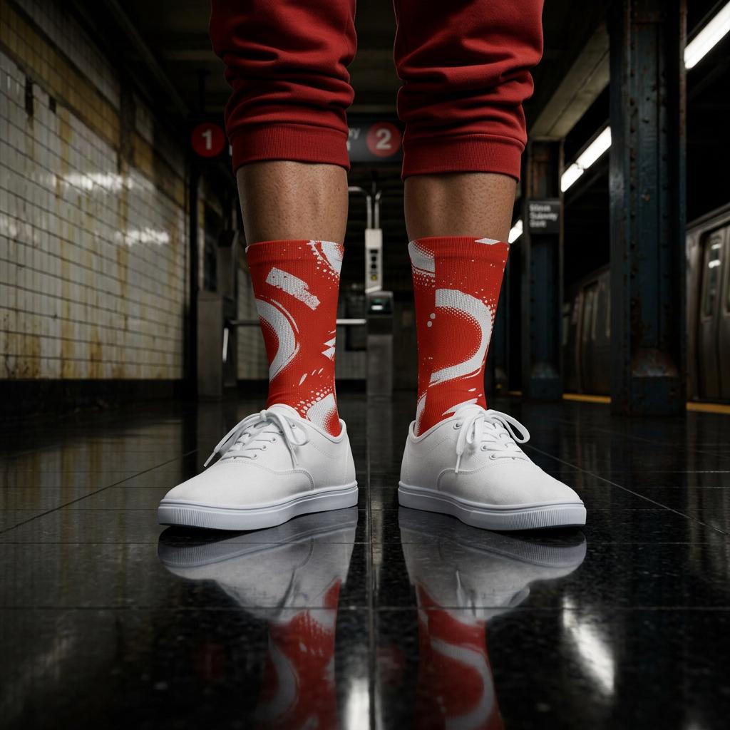 Matching Socks for Kobe Bryant x Air Force 1 Low Protro Lord Of The Rings Inspired Design