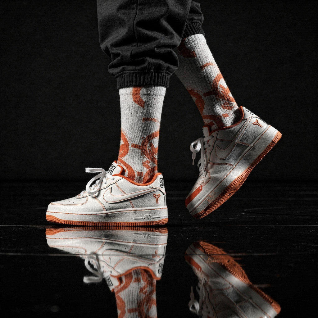 2.0 Matching Socks for Kobe Bryant x Air Force 1 Low Protro Lord Of The Rings Inspired Design