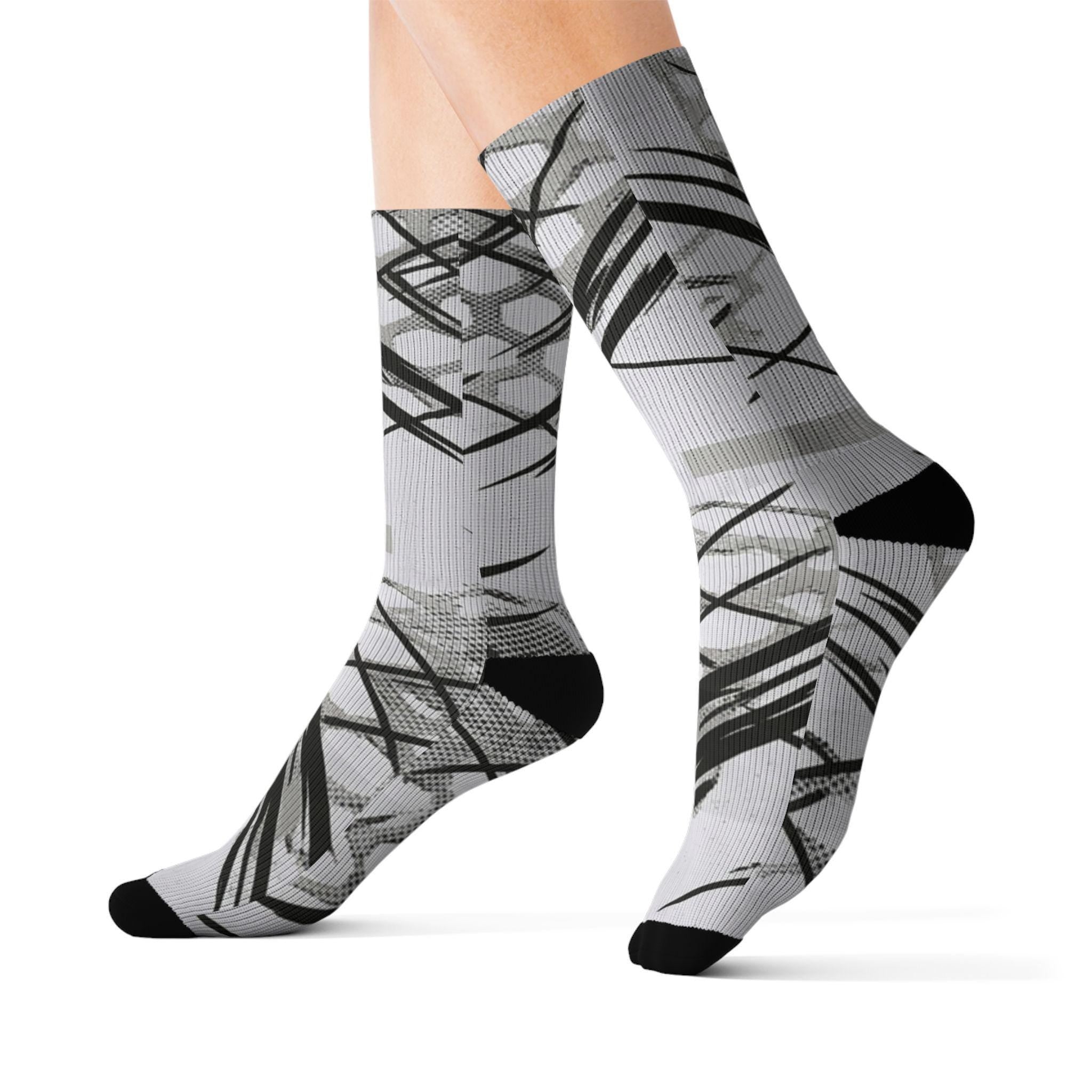Matching Socks for Ja 3 White Label LX Inspired Design