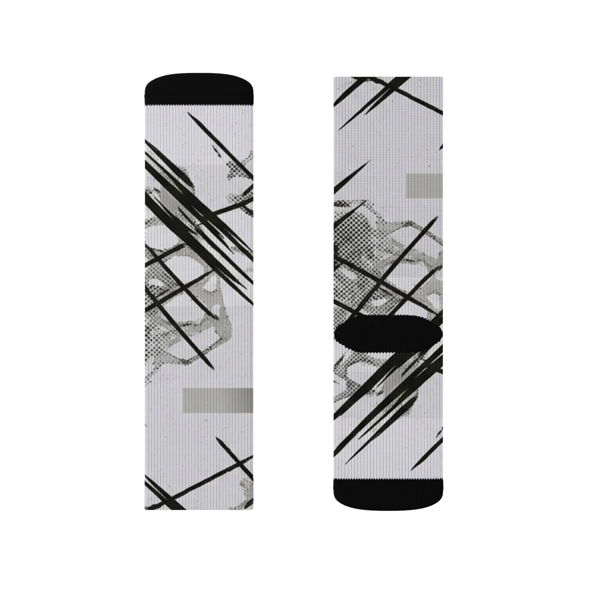 Matching Socks for Ja 3 White Label LX Inspired Design