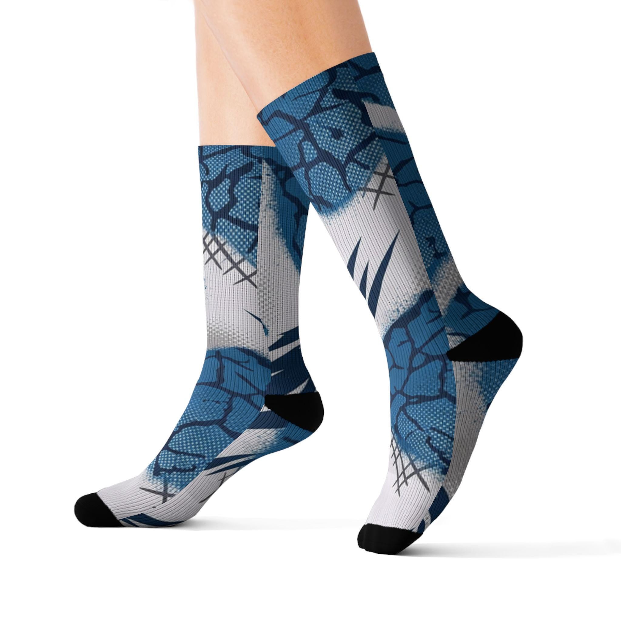 Matching Socks for Jordan 3 True Blue 2026 Inspired Design