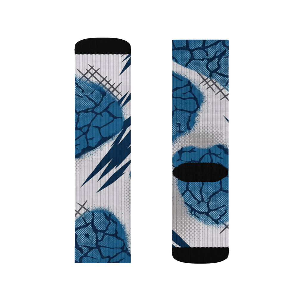 Matching Socks for Jordan 3 True Blue 2026 Inspired Design