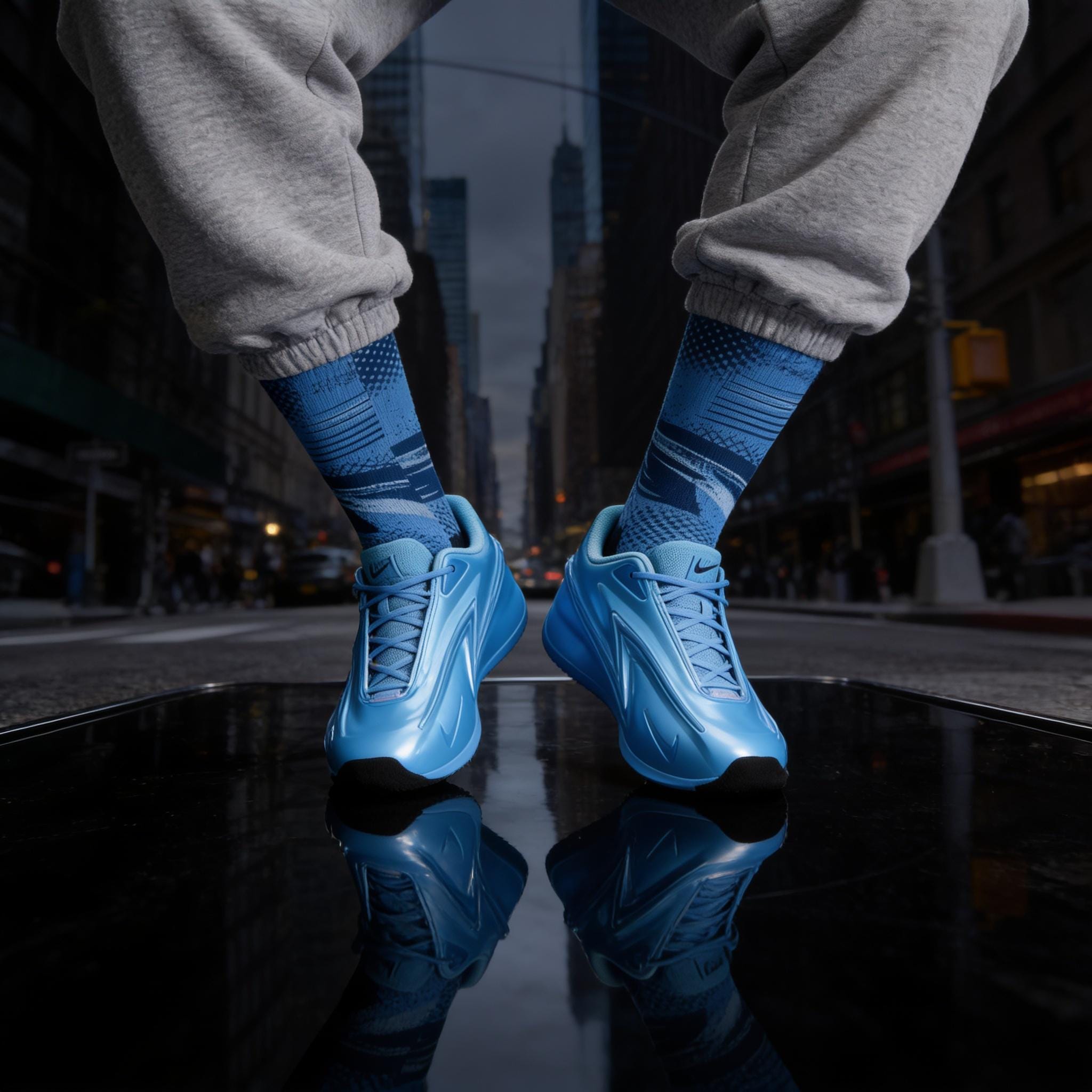 Matching Socks for KD 19 Blueberry Blast Inspired Design