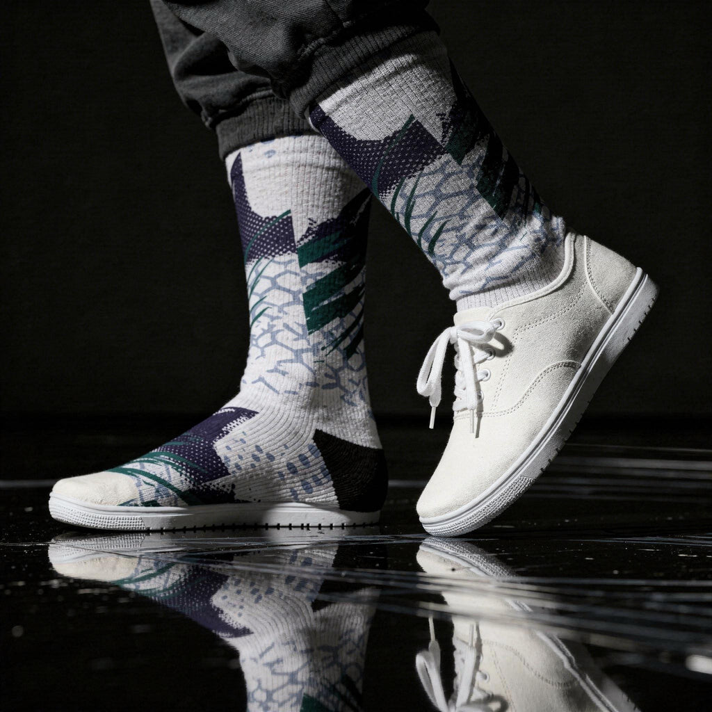Matching Socks for Jordan 5 Retro Grape 2025 Inspired Design
