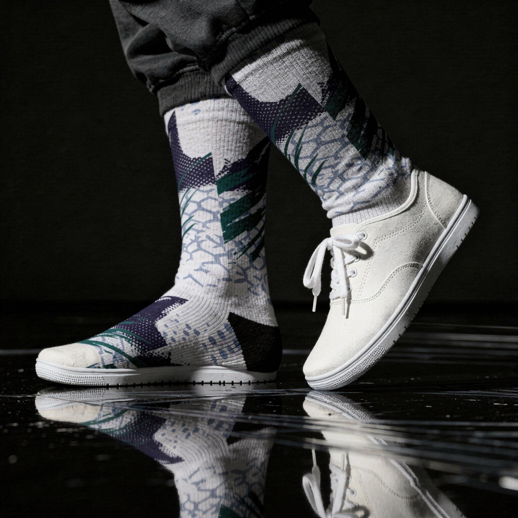 Matching Socks for Jordan 5 Retro Grape 2025 Inspired Design