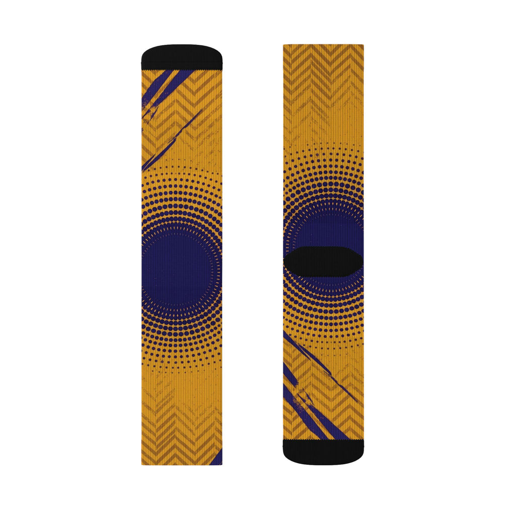 Matching Socks for Zoom Kobe 4 Protro Draft Day Pack - Lakers Inspired Design