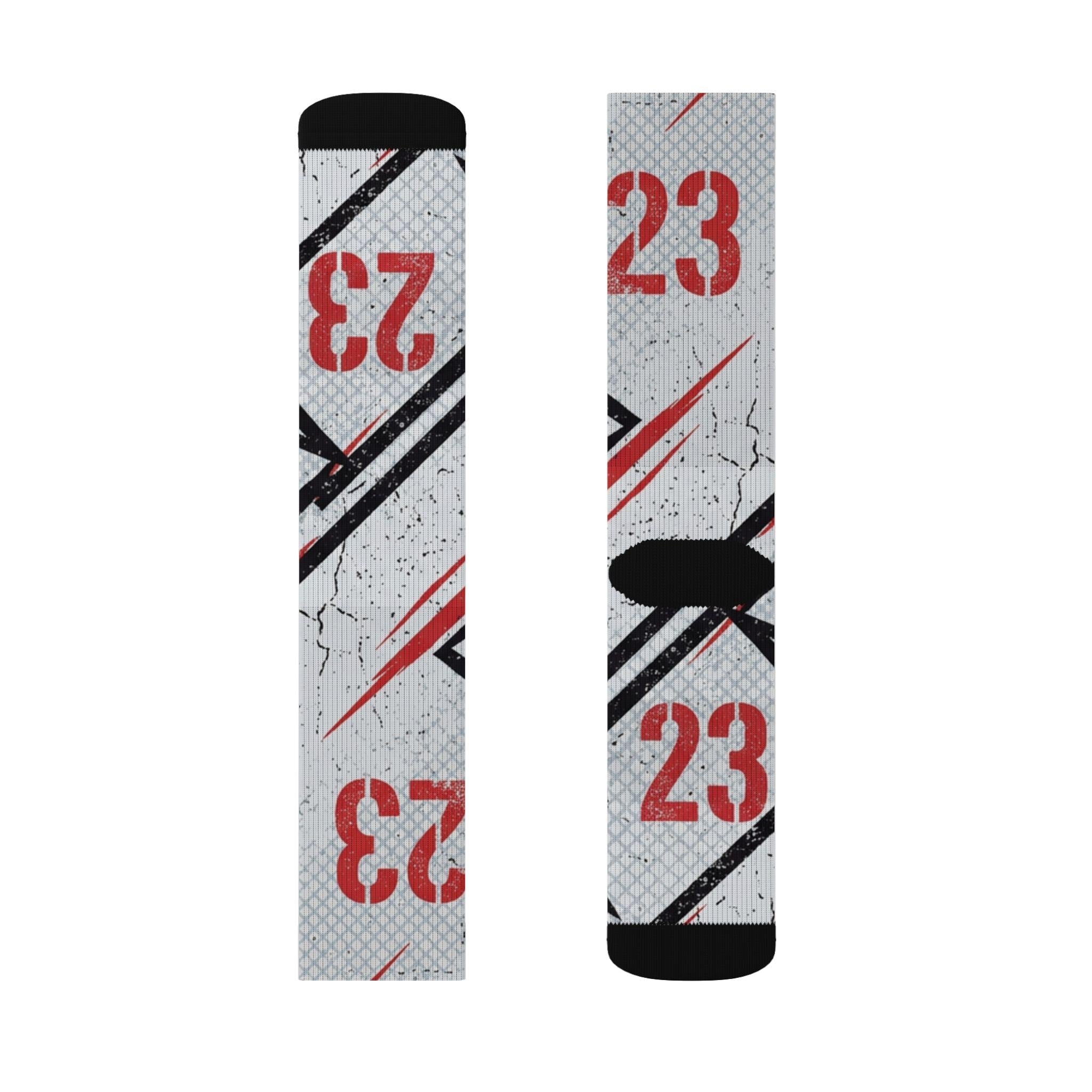 Matching Socks for Jordan 5 Retro Fire Red 2025 Inspired Design
