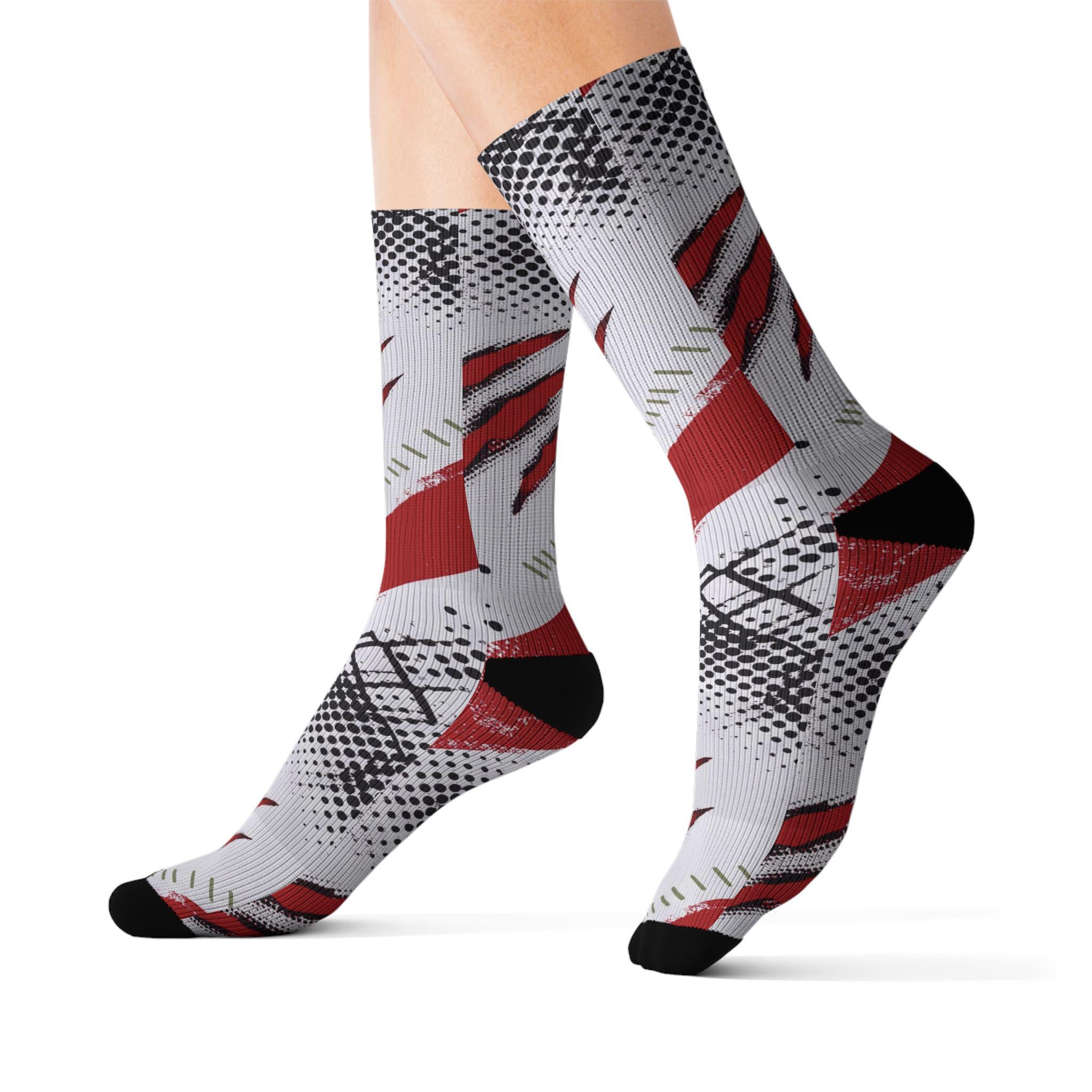 Matching Socks for Jordan 13 Retro Chicago 2026 Inspired Design