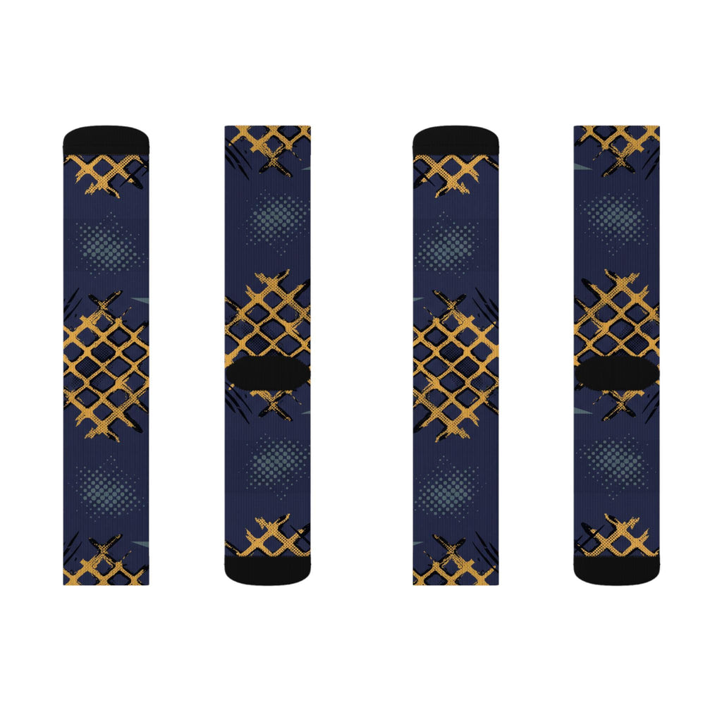 Matching Socks for Jordan 4 Retro Lakers Inspired Design